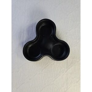 IKEA STRÄNGNÄS 3-Tealight Holder Black Modern Minimalist Chris Martin